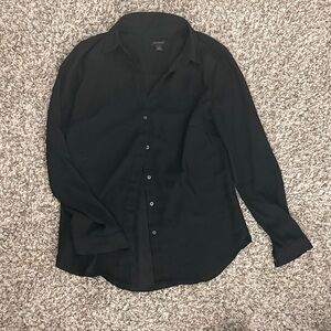 Ann Taylor Black Blouse